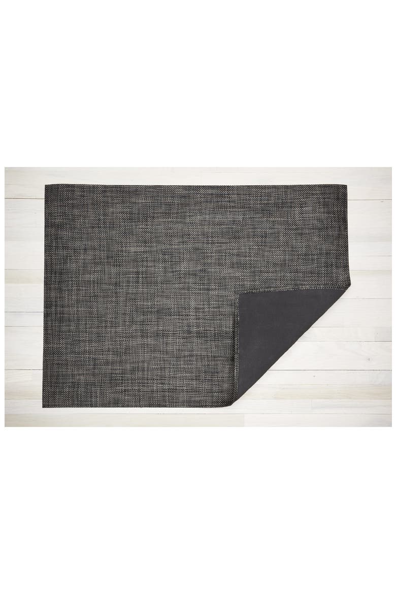 Basketweave Indoor/Outdoor Floor Mat, Alternate, color, CARBON