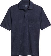 Johnston & Murphy Paisley Jacquard Polo