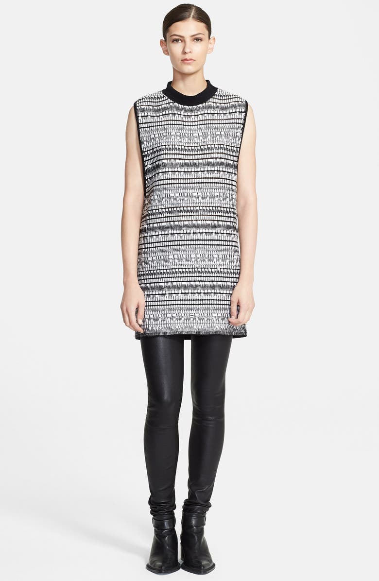 Helmut Lang Sleeveless Variant Grid Print Tunic, Main, color, 