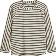 Wit & Wisdom Stripe Three Quarter Sleeve Top