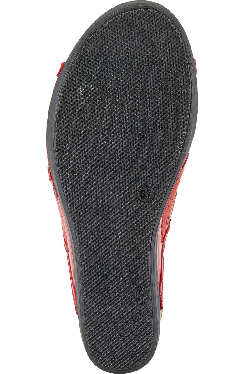 Spring Step Fusa Wedge Slide Sandal, Alternate, color, Red