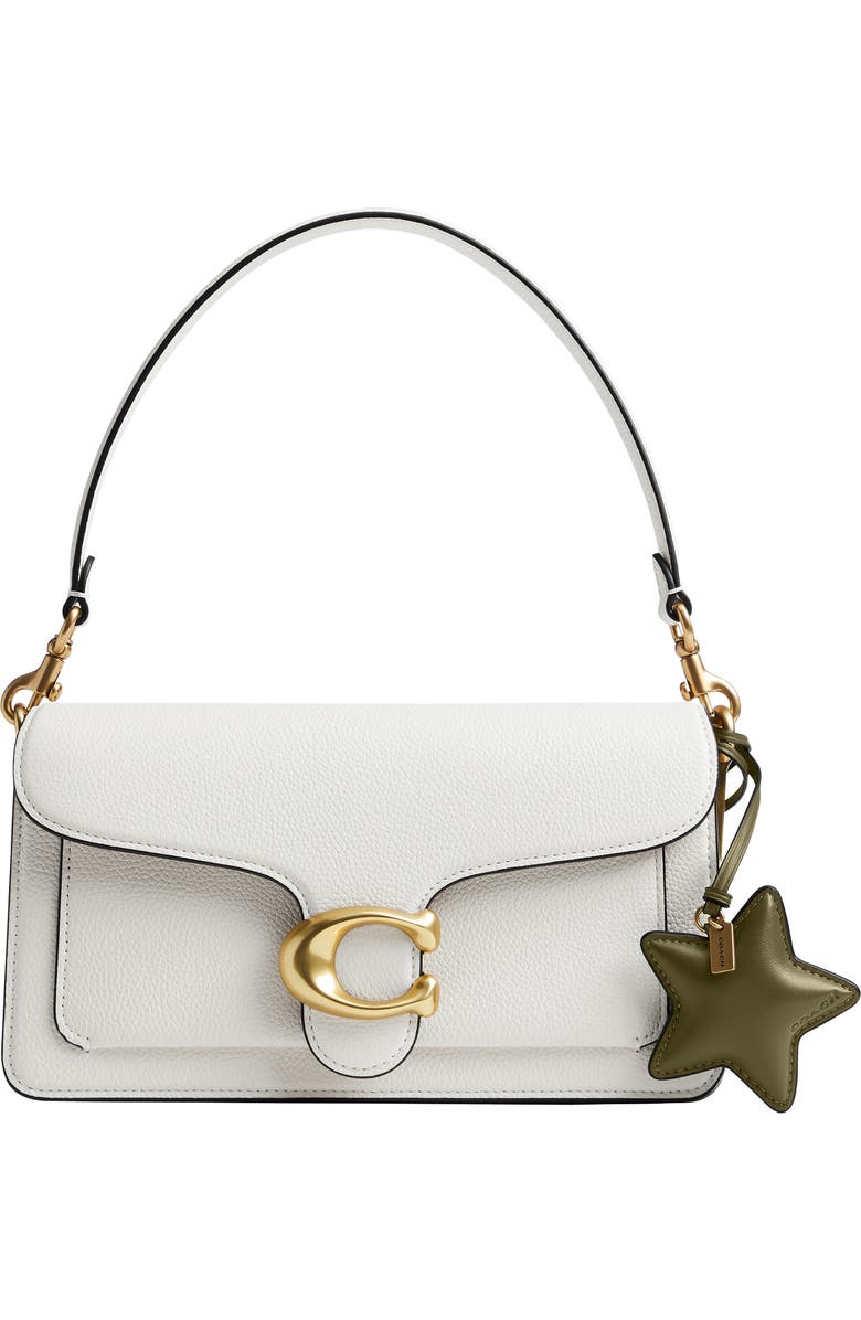 COACH Star Puffy Leather Bag Charm, Alternate, color,