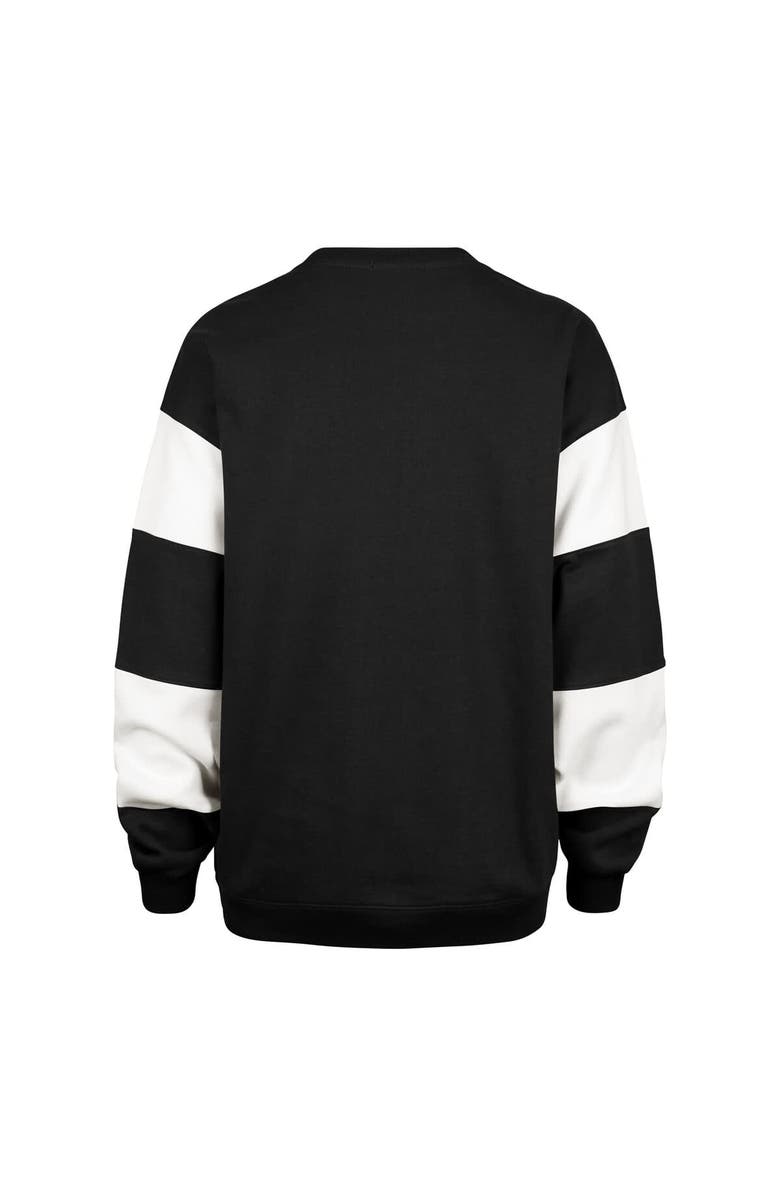 '47 Women's '47 Black Boston Bruins Eephus Barred Pullover Sweatshirt, Alternate, color, Black