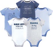 Luvable Friends Essential 5-Piece Bodysuit Set