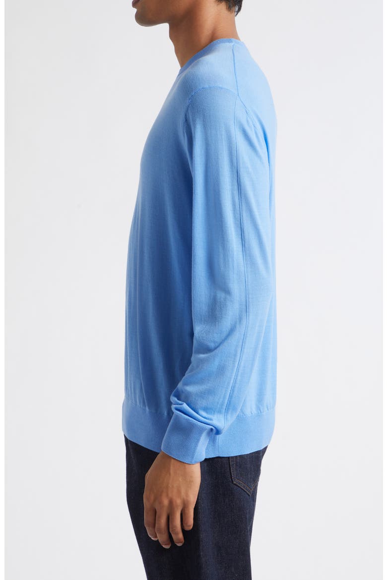 Ultrafine Merino Wool Sweater, Alternate, color, UDH AZURE BLUE
