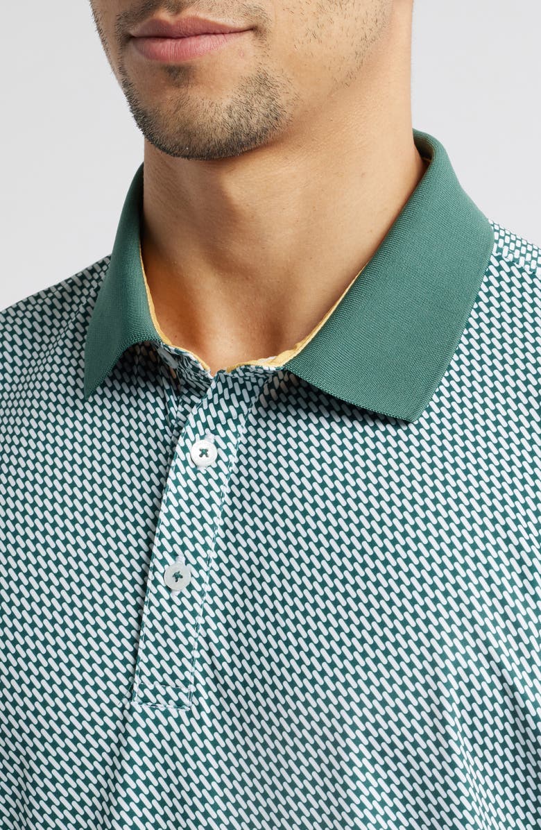 Swannies Hogan Geo Print Golf Polo, Alternate, color, 