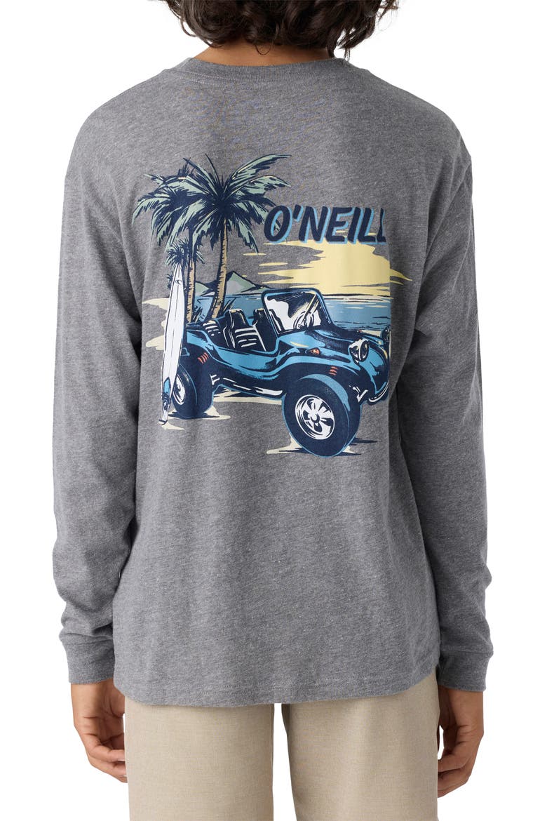Kids' Speed Buggy Long Sleeve Graphic T-Shirt, Alternate, color, HEATHER GR