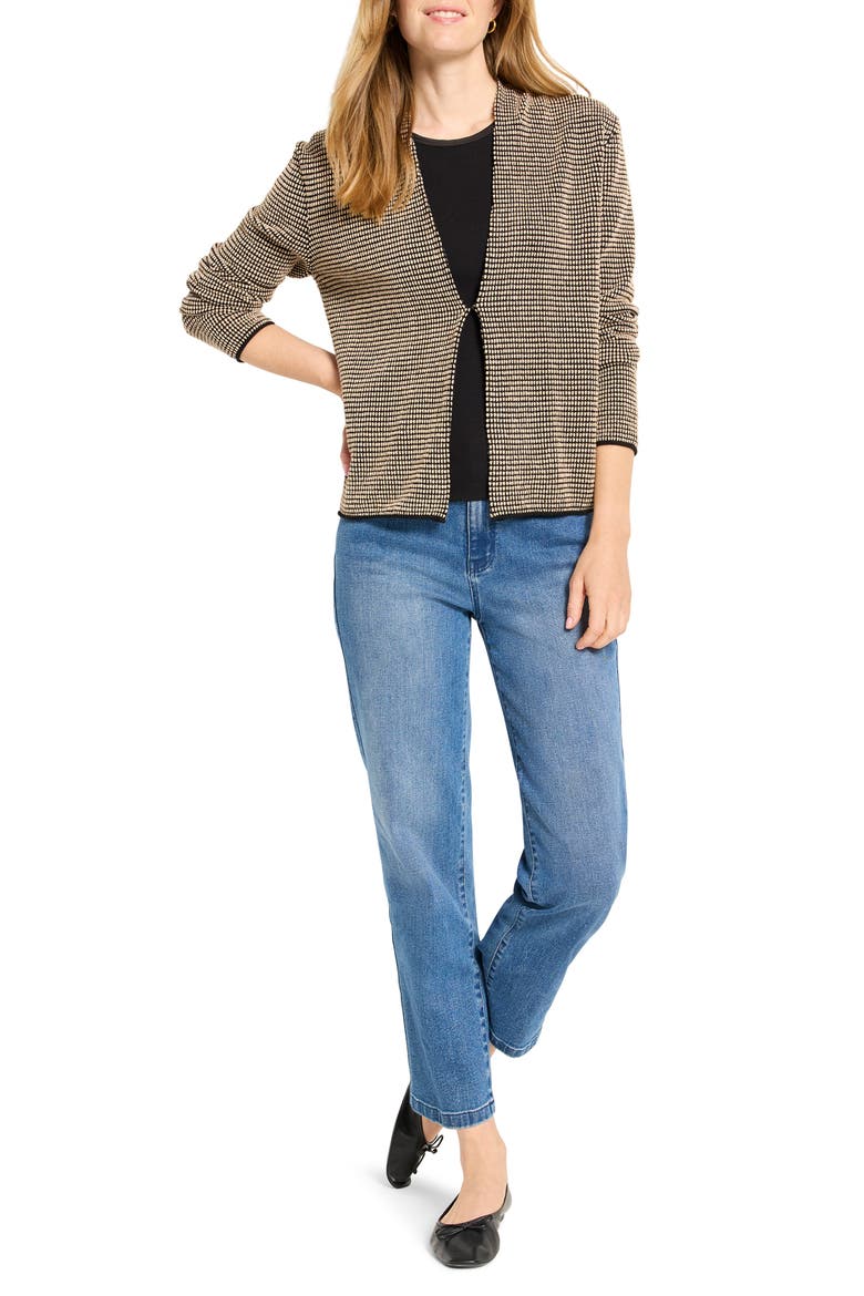 Pixel Hooked Up Cotton Blend Cardigan, Alternate, color, NEUTRAL MULTI