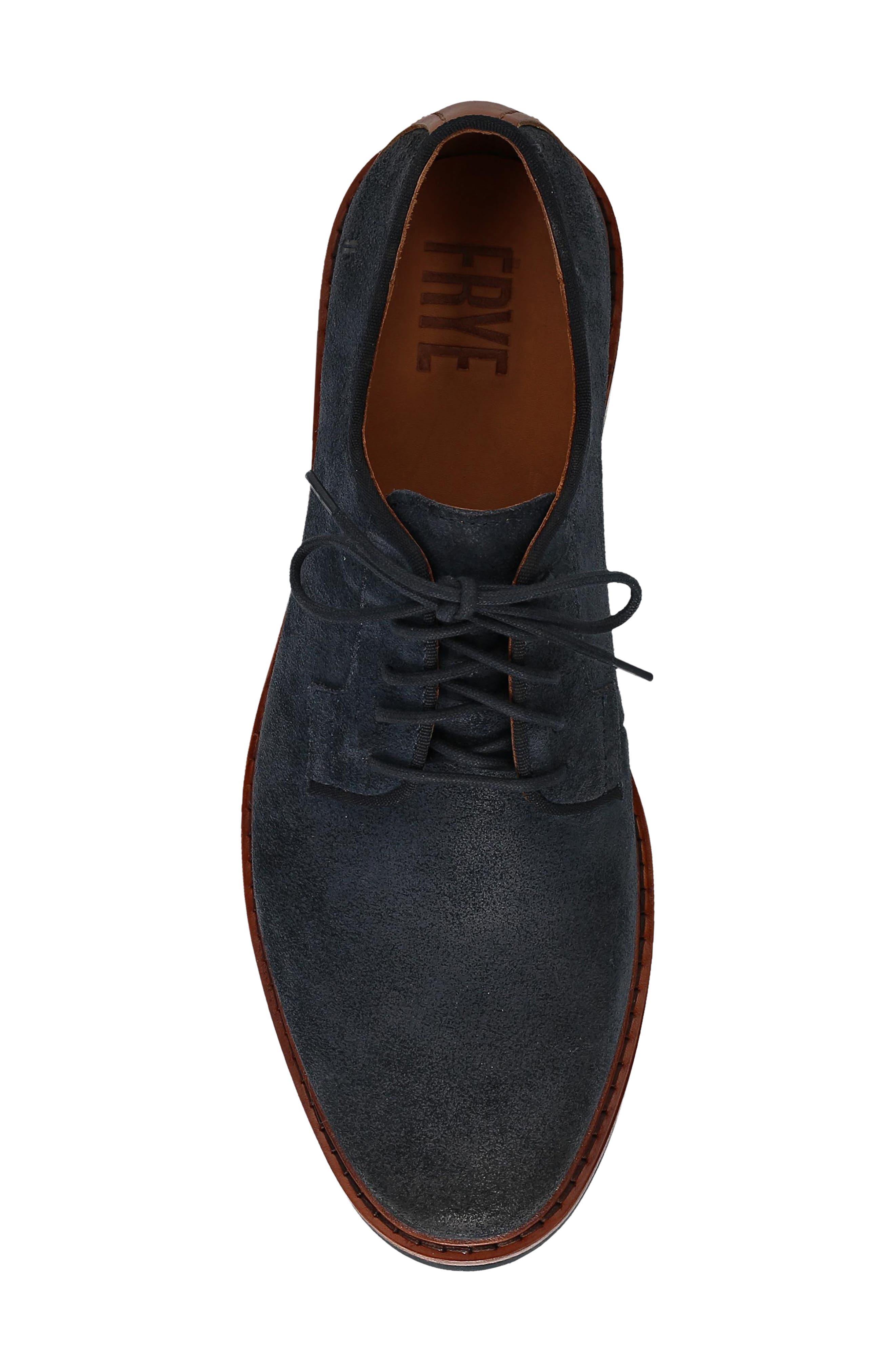 Frye Paul Leather Derby, Alternate, color, Midnight Blue