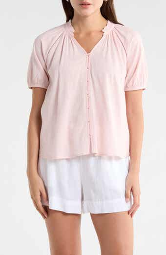 Melrose and Market Relaxed Button Front Shirt