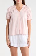 Melrose and Market Relaxed Button Front Shirt