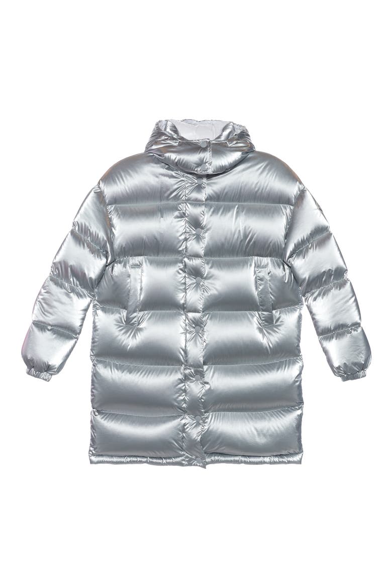Gaou Quilted Down Parka, Alternate, color, SILVER