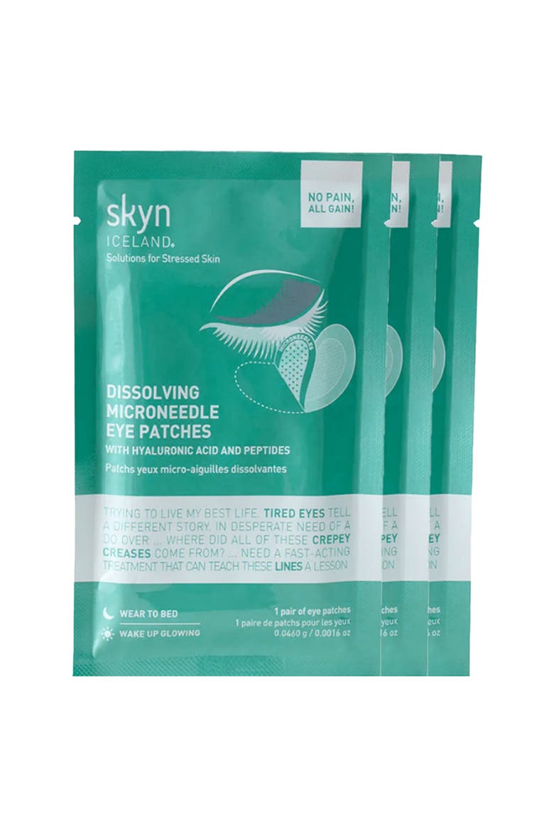 Dissolving Microneedle Eye Patches 3-pack, Main, color, Regular