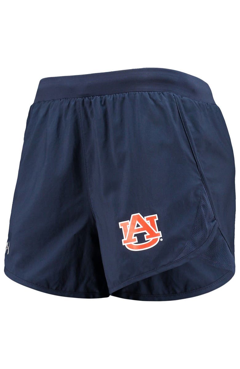Under Armour Women's Under Armour Navy Auburn Tigers Fly By Run 2.0 Performance Shorts, Alternate, color, 