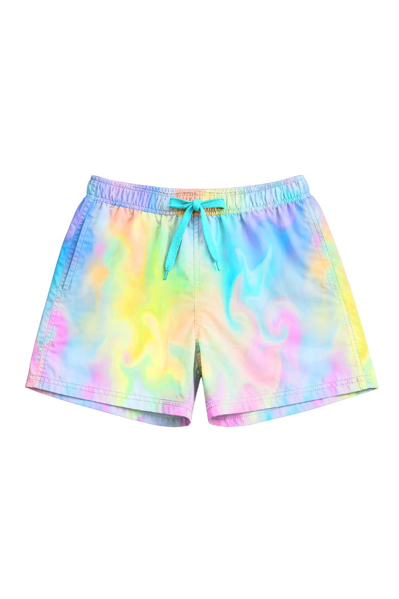 Boys Marble Print Board Shorts, Main, color, Multicolor