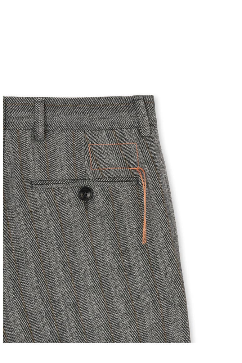 Jem Pinstripe Virgin Wool Pences Trousers, Alternate, color, MELANGE