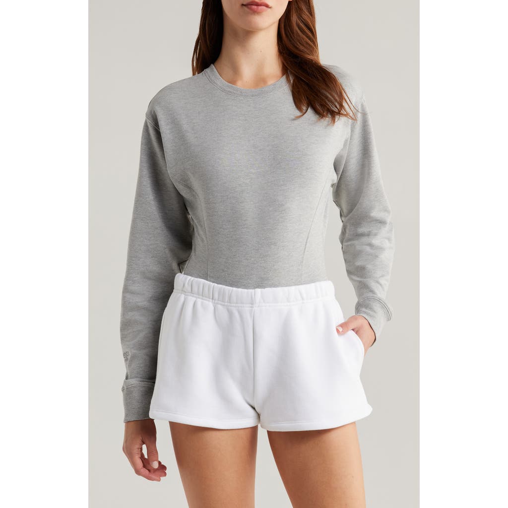 Florence By Mills Oversize Bodysuit In Gray