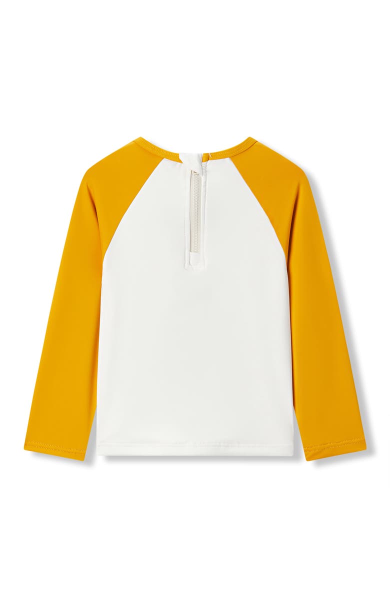 Milkbarn Long Sleeve Shirt and Trunks Swim Set, Alternate, color, Island Toucan