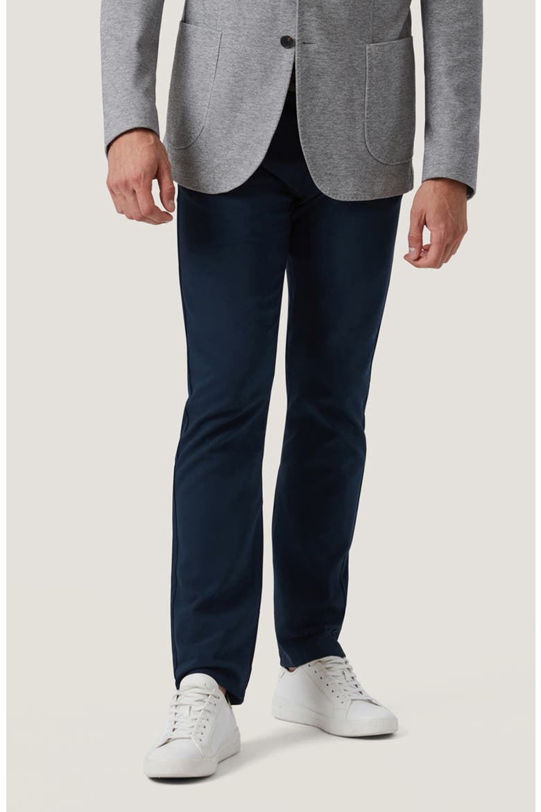 Charisma Commuter Relaxed Straight Leg Pants, Main, color, NAVY COMMUTER