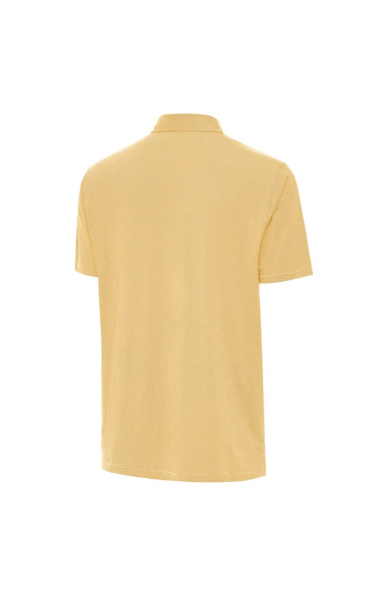 ANTIGUA Men's Antigua Gold/White Pittsburgh Steelers Twine Performance Polo, Alternate, color, 