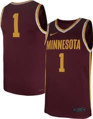 Nike Men's Nike #1 Maroon Minnesota Golden Gophers Team Replica Basketball Jersey