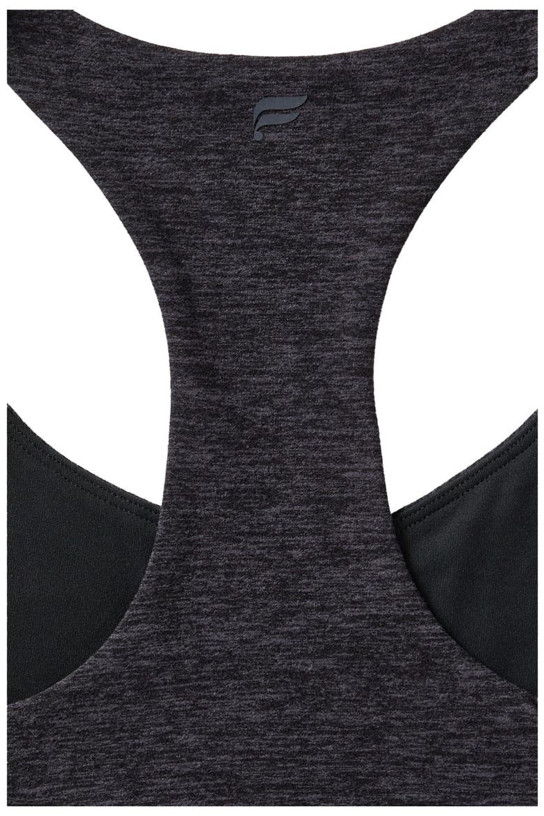 Women's HeatherFlex Anywhere Built-In Bra Tank, Alternate, color, Black Heather