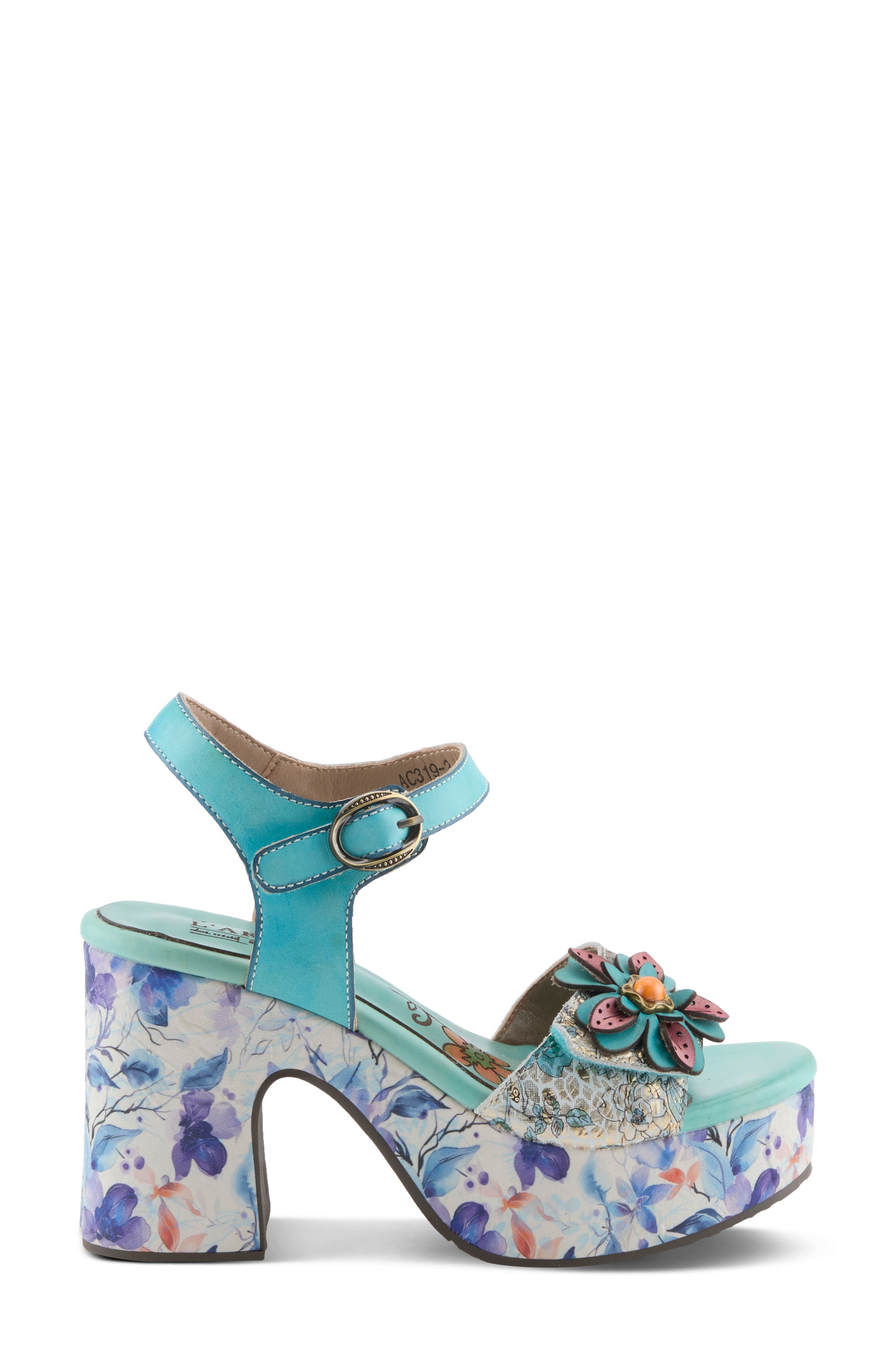 Felis Platform Sandal, Alternate, color, SKY BLUE MULTI