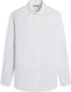 Bugatchi Alvin Shaped Fit Mini Check Button-Up Shirt