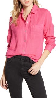 Rails Ellis Cotton Gauze Button-Up Shirt