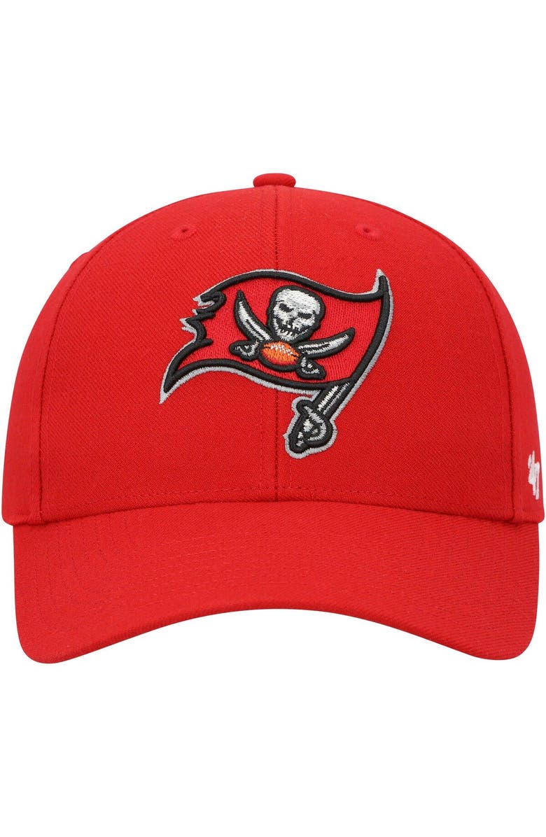 '47 Men's '47 Red Tampa Bay Buccaneers MVP Adjustable Hat, Alternate, color,