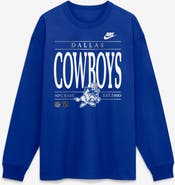 Nike Men's Nike Royal Dallas Cowboys Red Zone Long Sleeve Max90 T-Shirt
