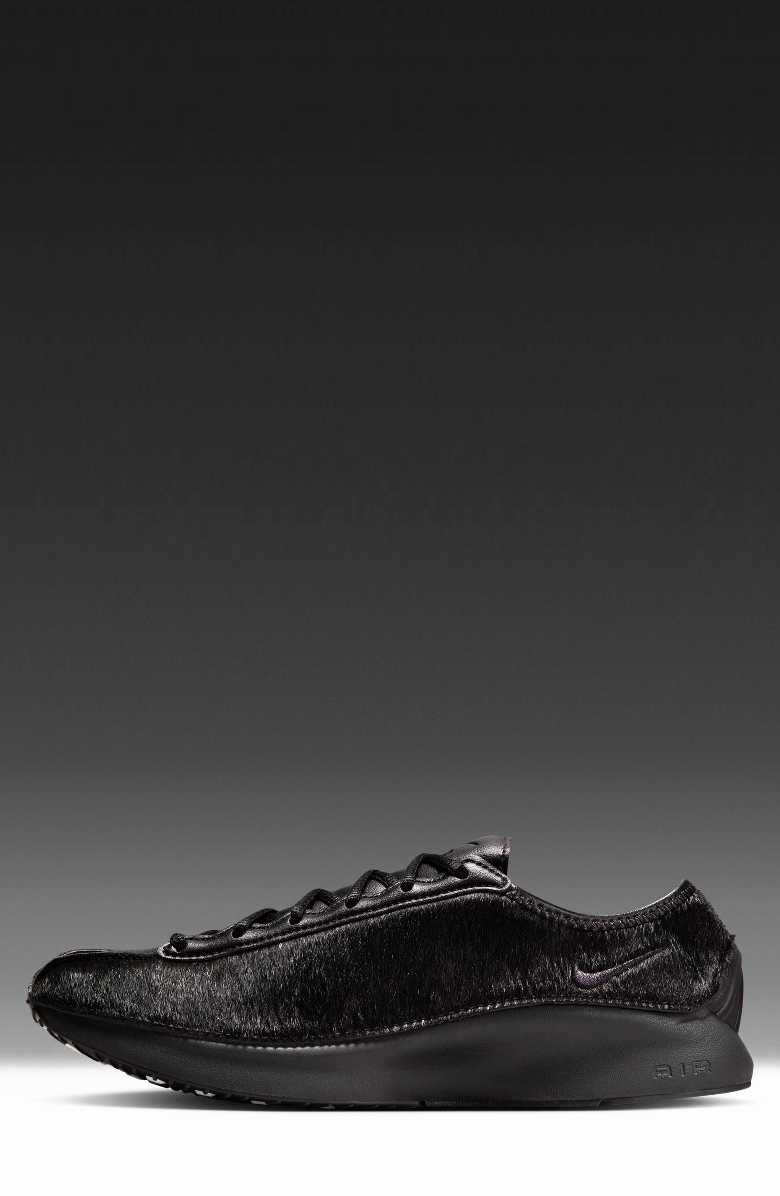 Nike Air Superfly Genuine Calf Hair Sneaker, Alternate, color, Black/ Off Noir/ Photon Dust