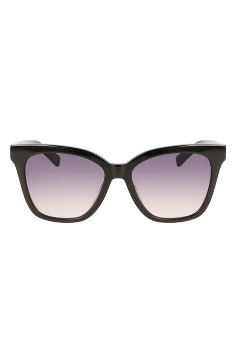 Le Pliage 54mm Gradient Rectangle Sunglasses