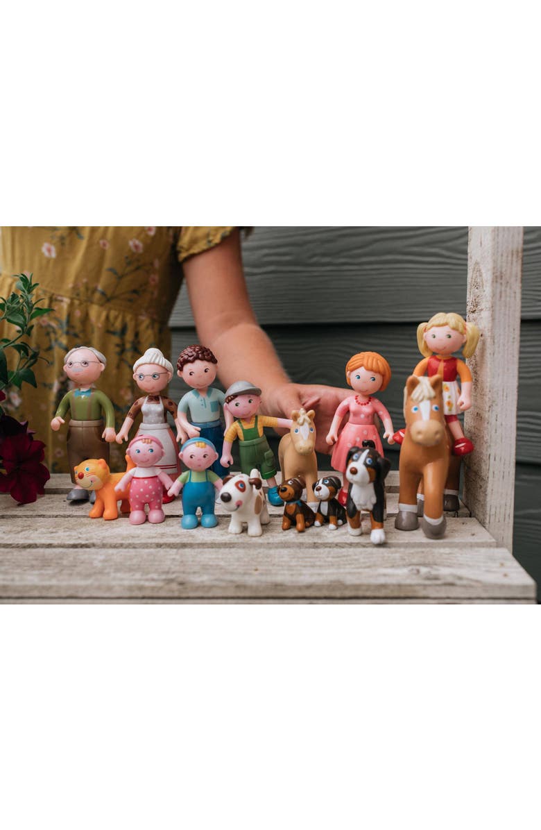 HABA Little Friends Mom Katrin - 4.5" Dollhouse Toy Doll Figure, Alternate, color, Multi