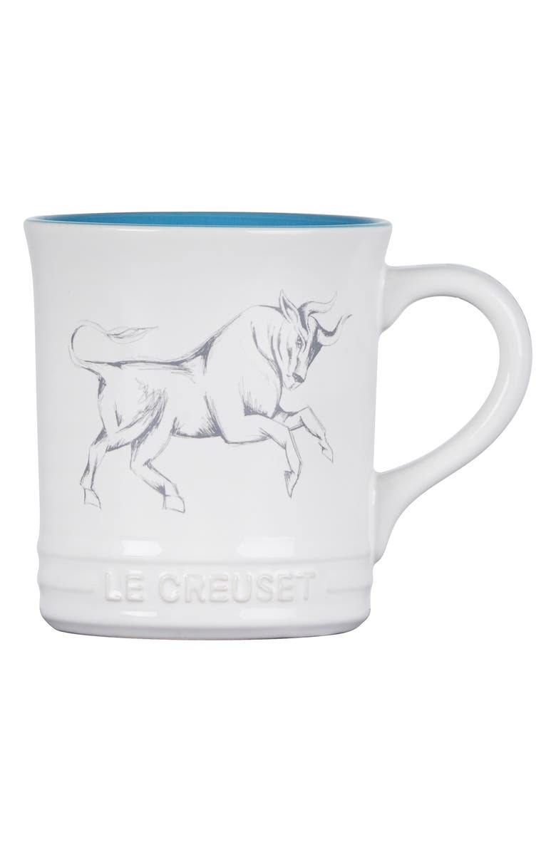 Le Creuset Zodiac Stoneware Mug, Alternate, color,