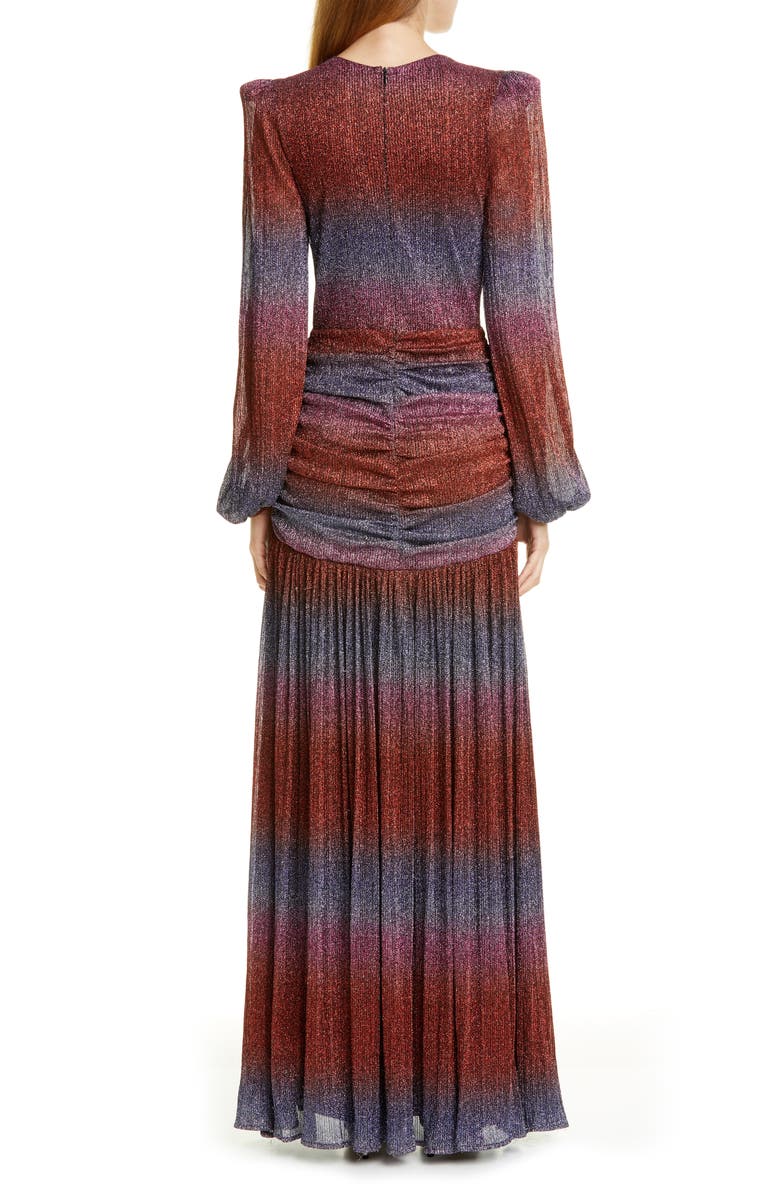 PatBO Rainbow Wrap Long Sleeve Gown, Alternate, color, 