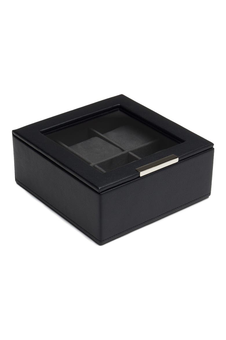 Stackable Watch Case, Main, color, BLACK