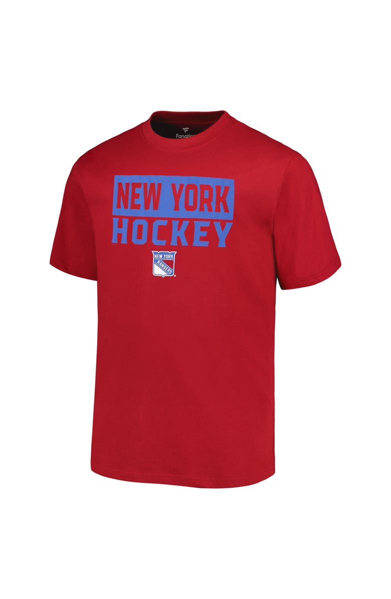 FANATICS Men's Fanatics New York Rangers Big & Tall 2-Pack T-Shirt Set, Alternate, color, Blue