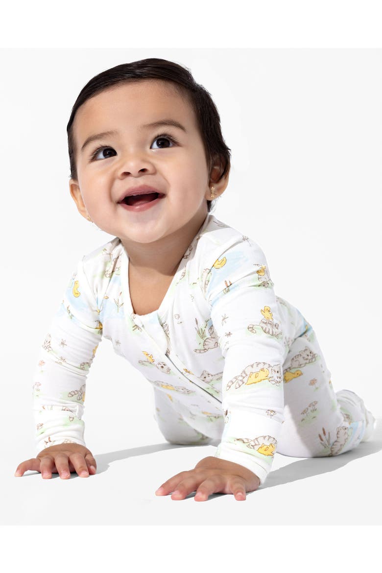 Baby Tiny Tails Tales Convertible Footie, Alternate, color, Tiny Tails Tales