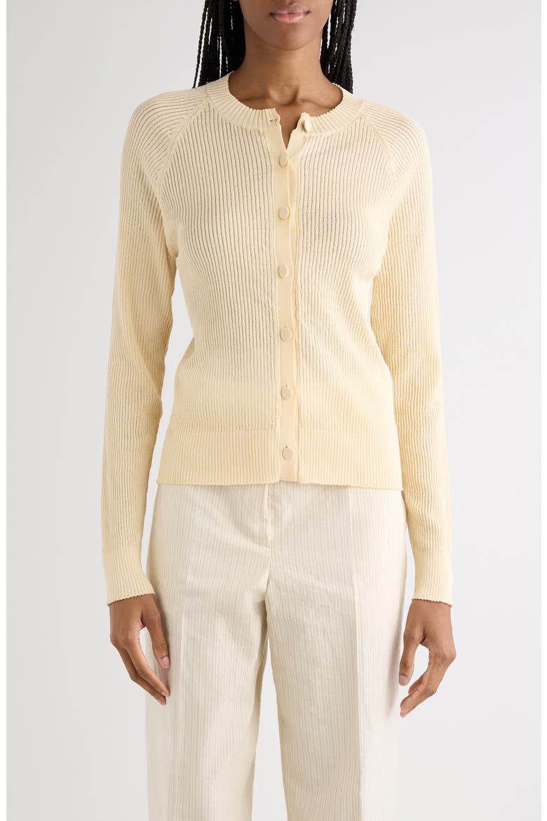 Tobinas Cotton Cardigan, Main, color, CREAM