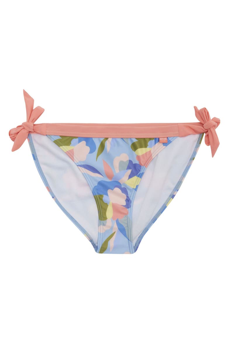 Flavia Abstract Floral String Bikini Bottoms, Main, color, Blue and Green and Pink