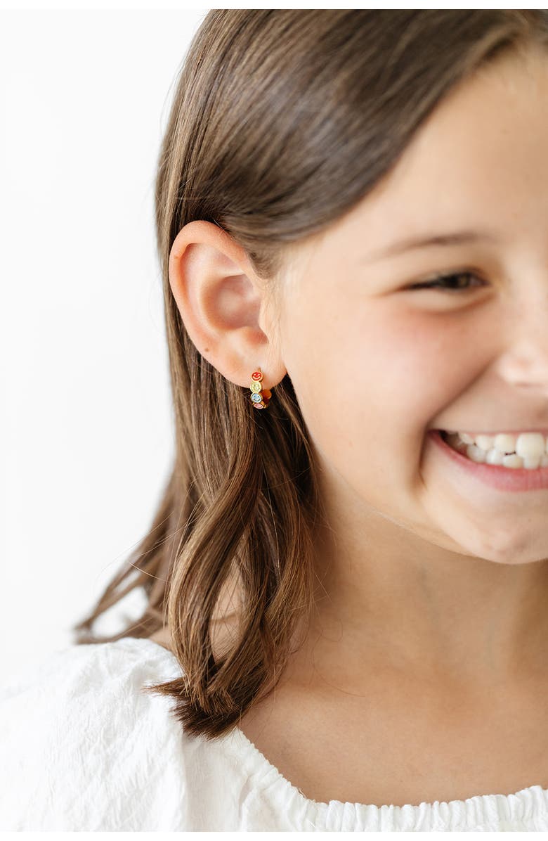 Pip Pop Smiley Face Hoop, Alternate, color, Multi