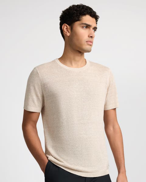 Linen Knit Tee Shirt