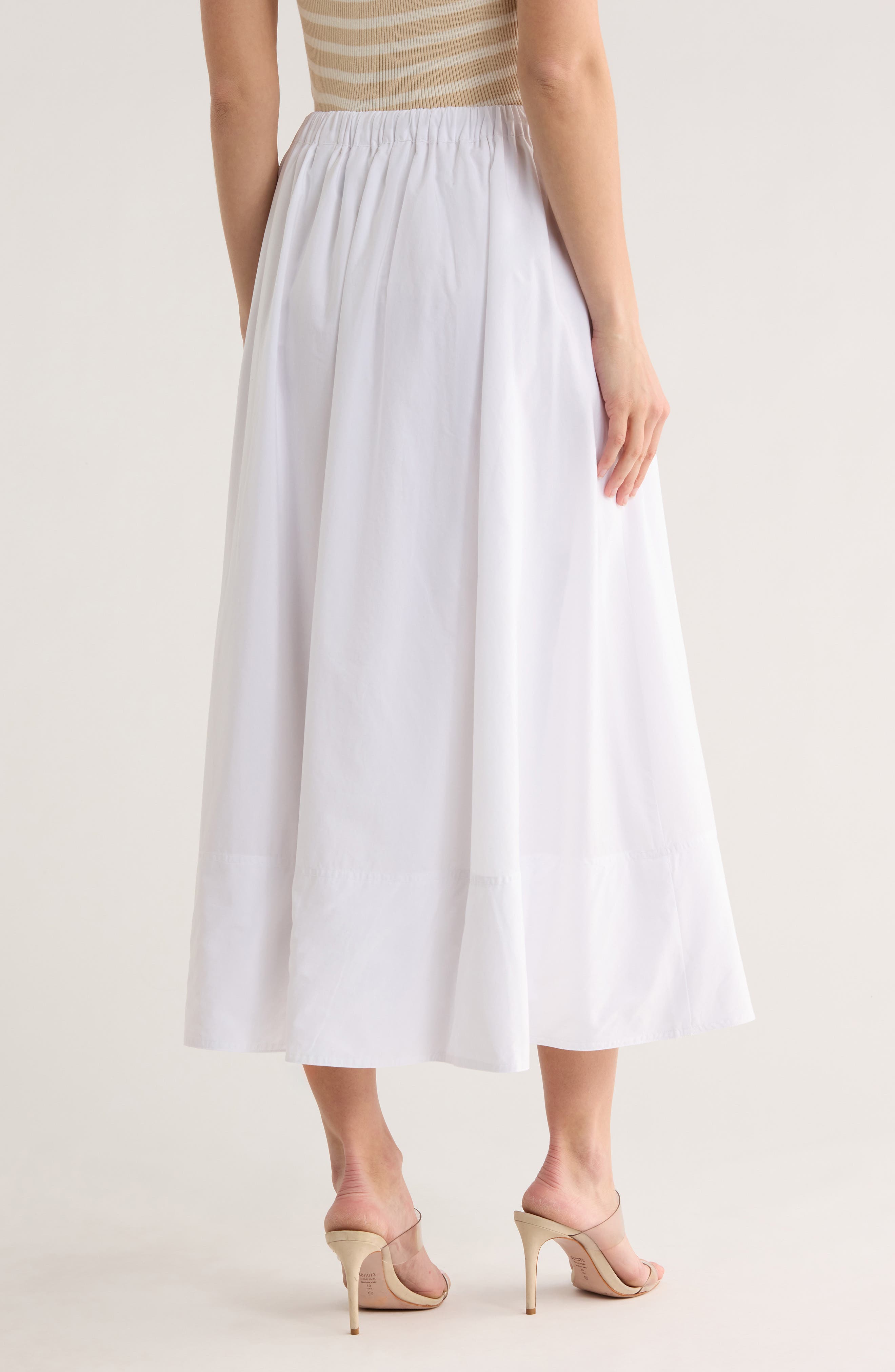 Solid Pull-On Maxi Skirt - image 2