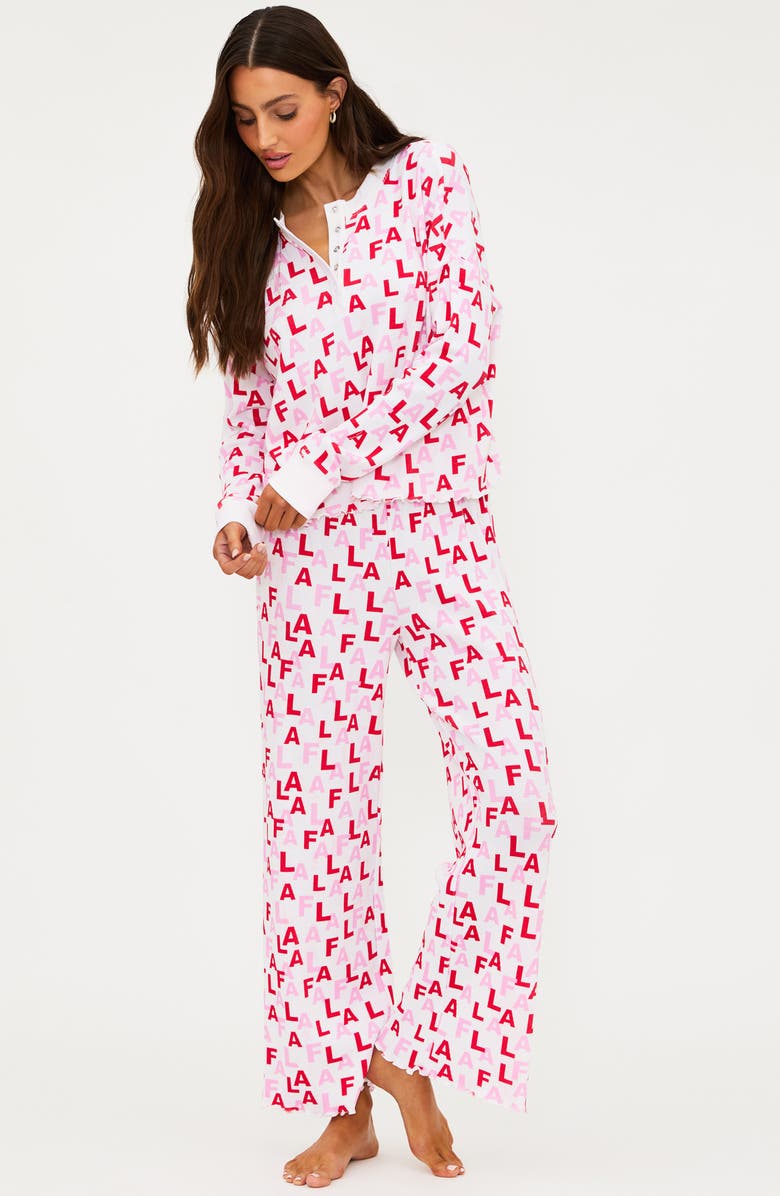 Beach Riot Pacific Pajamas, Alternate, color, Falala Cheer