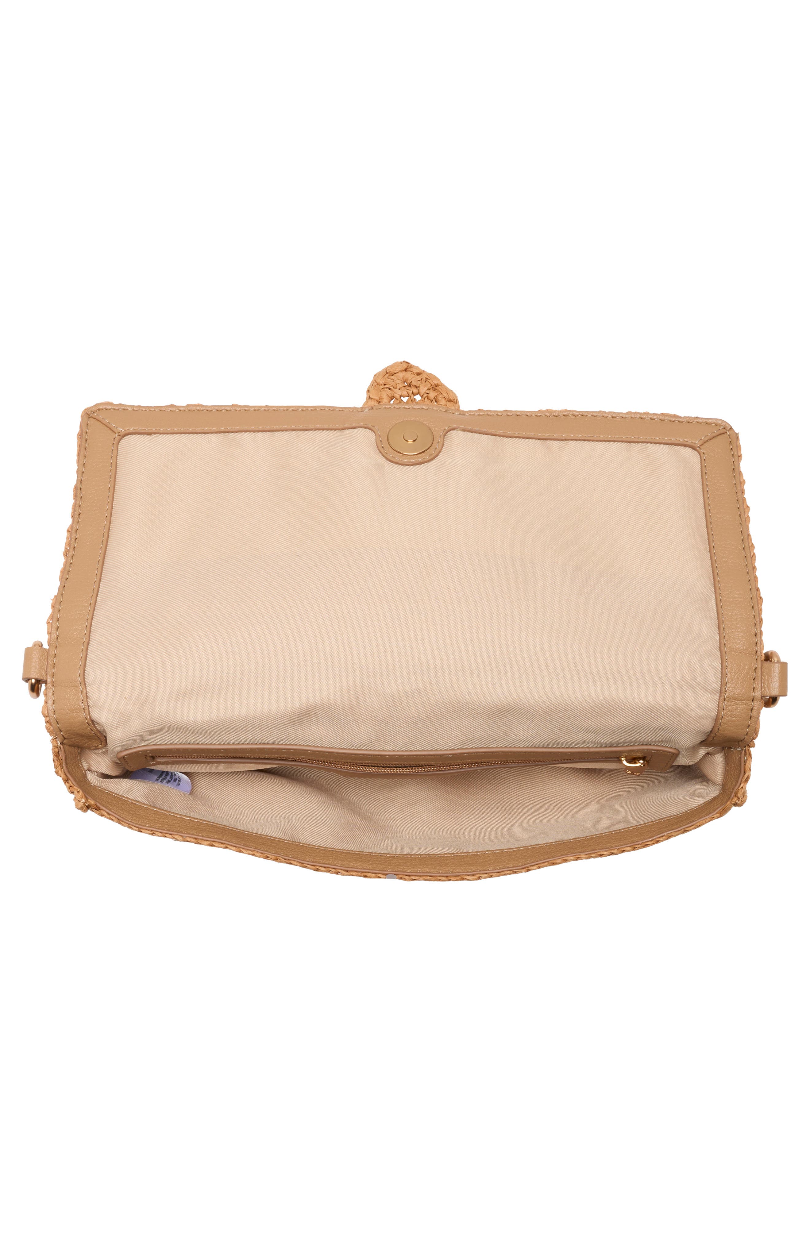 Sam Edelman Bailee Woven Raffia Clutch, Alternate, color, Tan