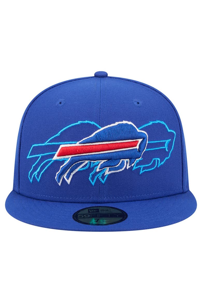 Men's New Era Royal Buffalo Bills Tri-Hit 59FIFTY Fitted Hat, Alternate, color, Royal