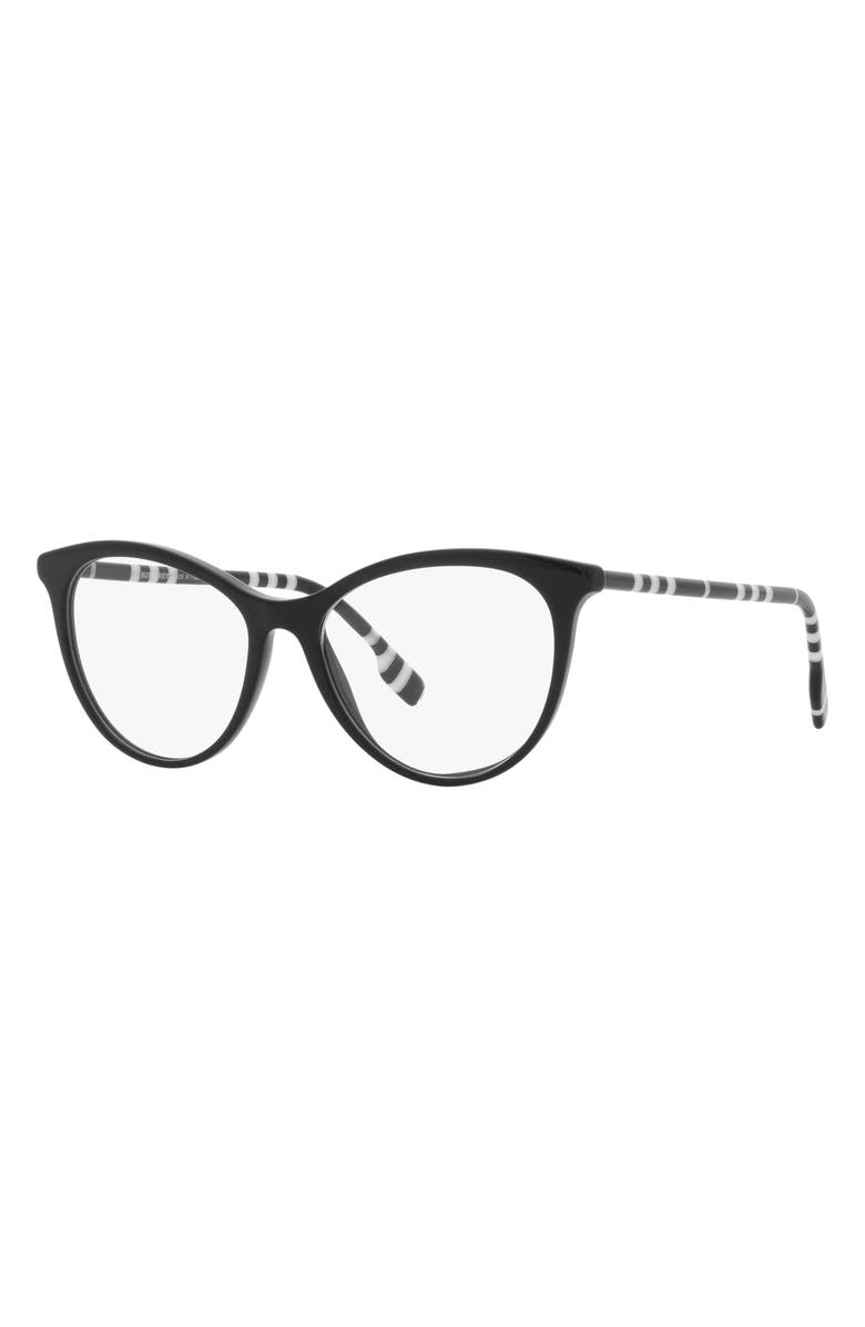 Burberry 53mm Cat Eye Optical Glasses, Alternate, color, 
