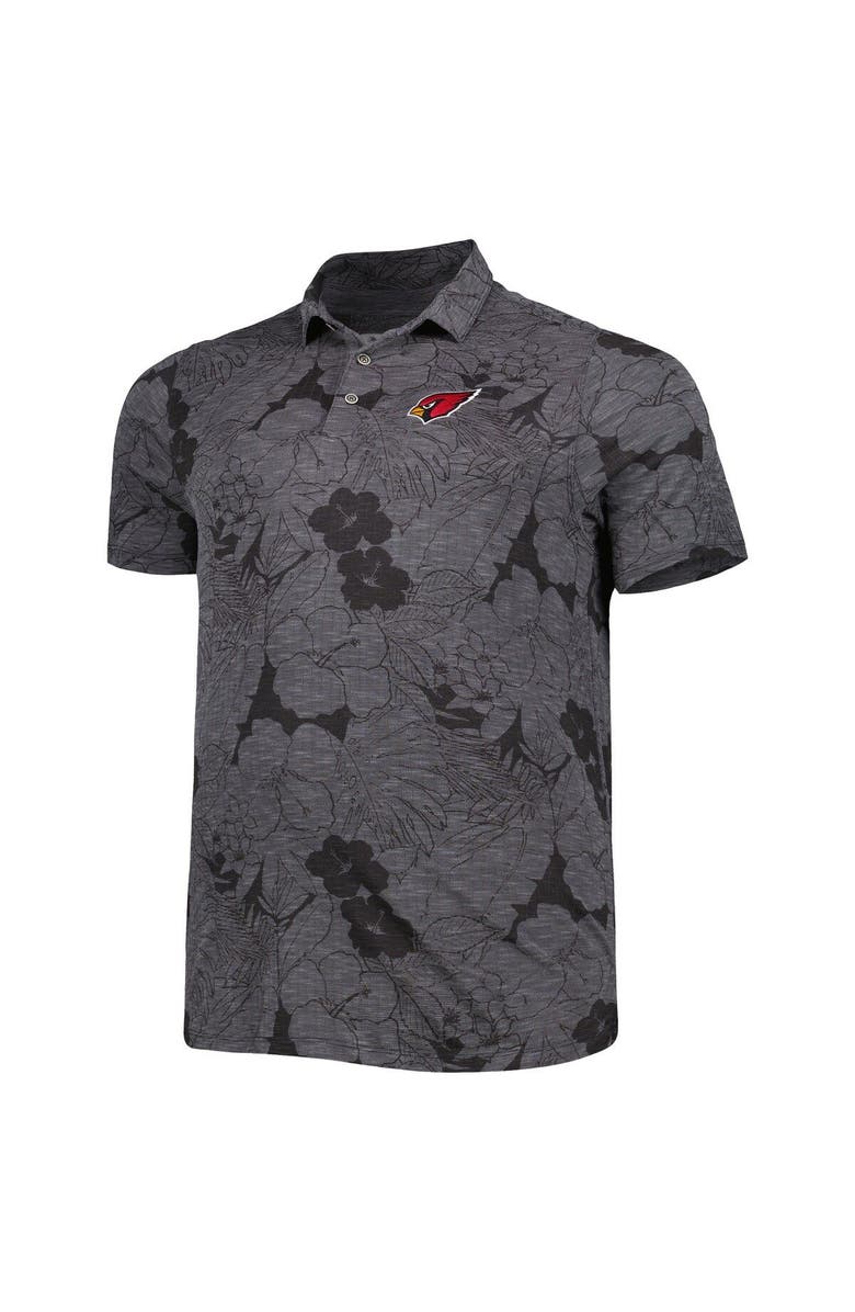 Tommy Bahama Men's Tommy Bahama Black Arizona Cardinals Big & Tall Miramar Blooms Polo, Alternate, color, Black