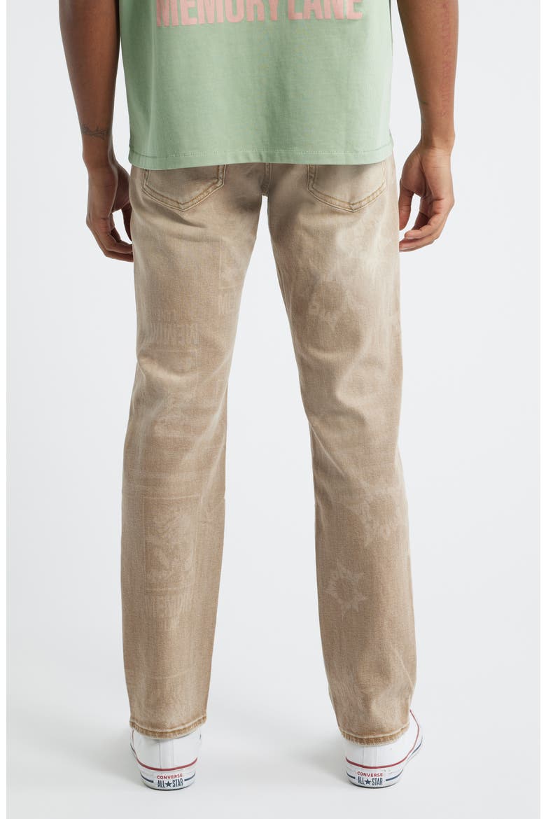 Guns & Roses Straight Leg Jeans, Alternate, color, KHAKI RINSE